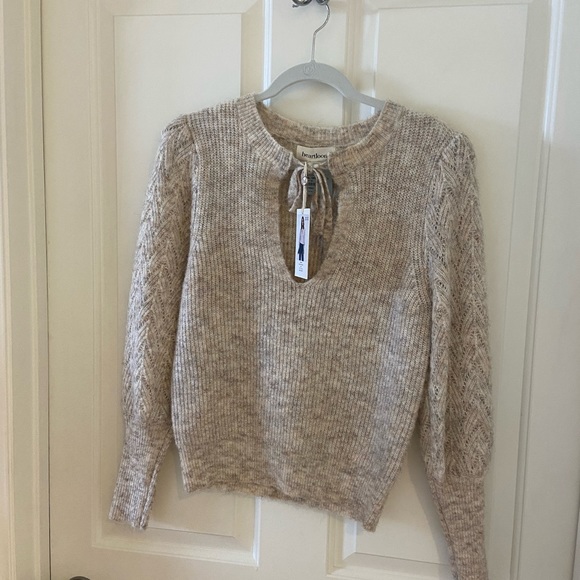 NWT Heartloom Womens Size XS Broome Sweater Cozy Ivory - Picture 4 of 6